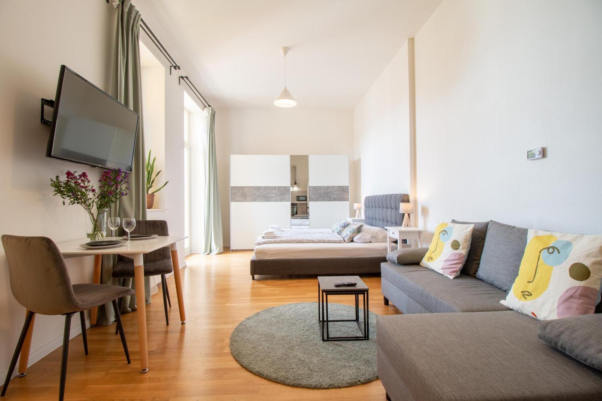 Stay Inn Apartments Stepanska Prága Kültér fotó