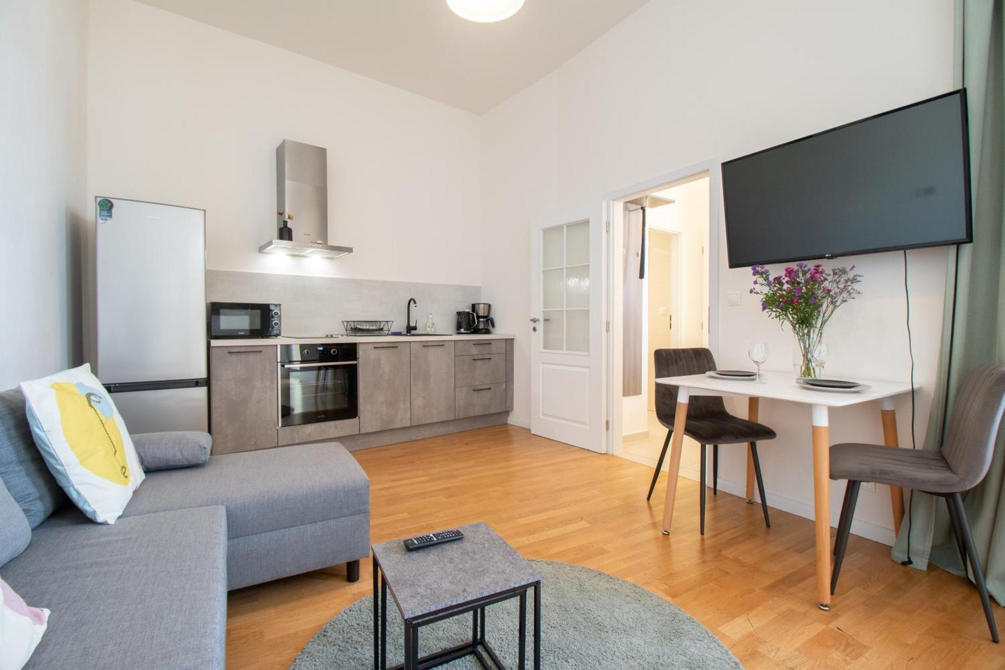 Stay Inn Apartments Stepanska Prága Kültér fotó