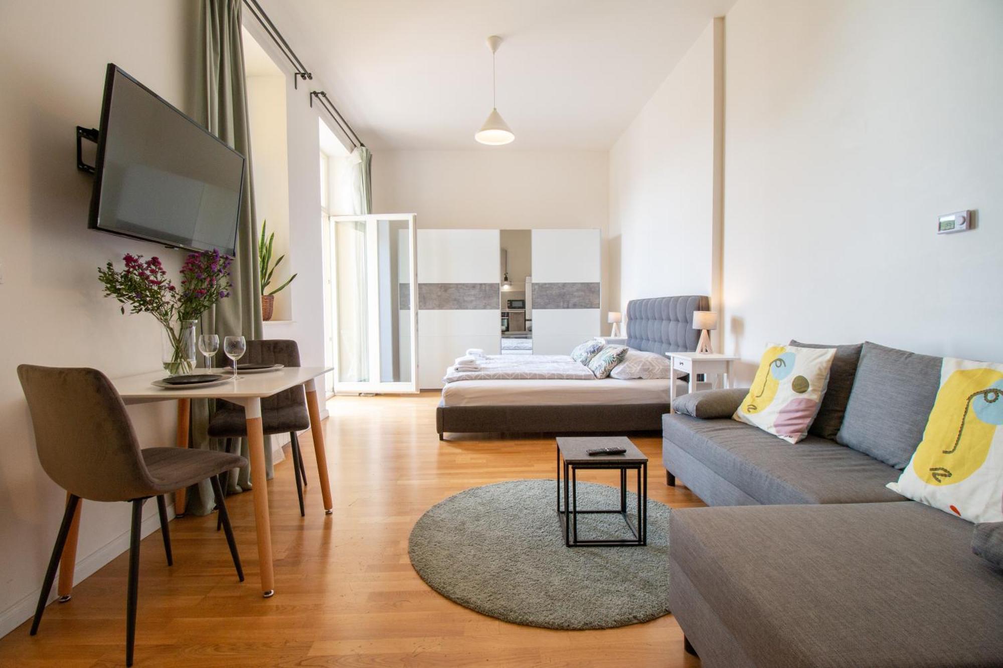 Stay Inn Apartments Stepanska Prága Kültér fotó